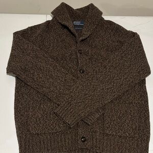 Polo Ralph Lauren Brown Cardigan Sweater